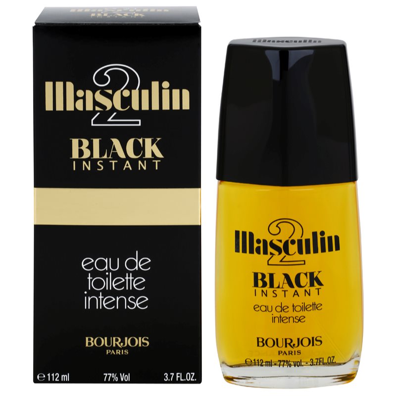 Bourjois Masculin Black Instant toaletní voda pro muže 112 ml