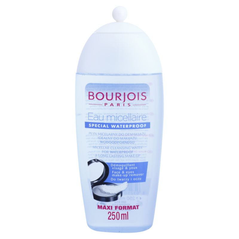Bourjois Cleansers & Toners čisticí micelární voda na voděodolný make-up 250 ml Image