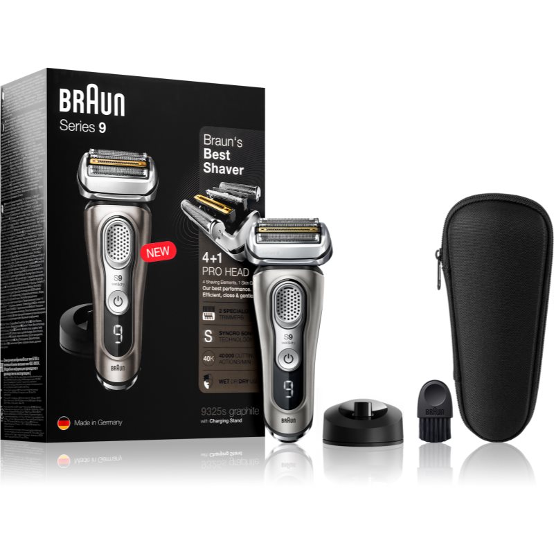 Braun Series 9 9325s Graphite with Charging Stand planžetový holicí strojek 9325s graphite Image