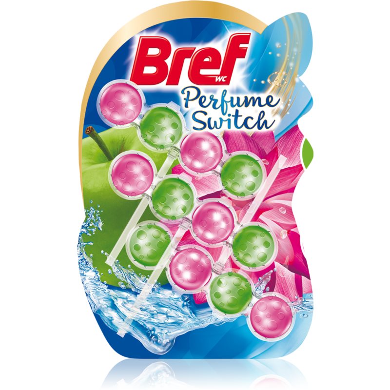 Bref Perfume Switch Apple - Water Lily wc blok 3 x 50 g Image