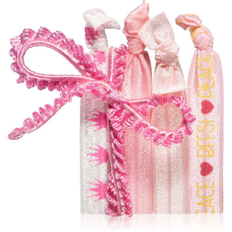 BrushArt KIDS Cute Pink gomas para cabello 5 ud