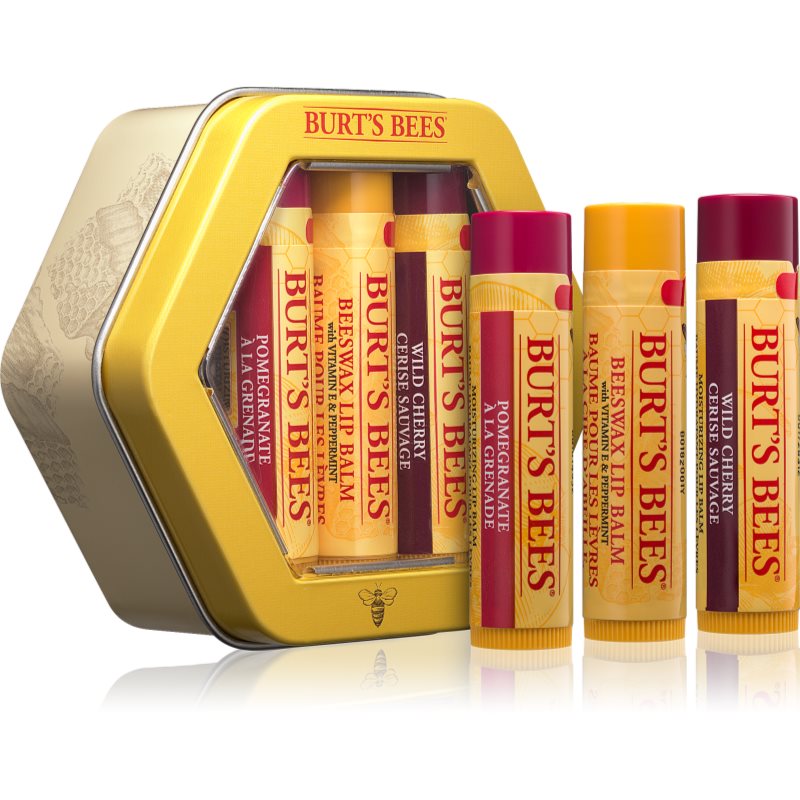 

Burt’s Bees Burt's Trio Tin подарунковий набір III. (для губ) для жінок