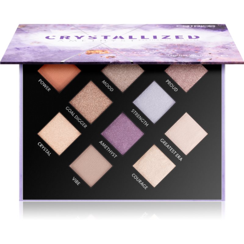 Catrice Crystalized Amethyst paleta de sombra para os olhos 010 Raise Up Your Voice 13 g