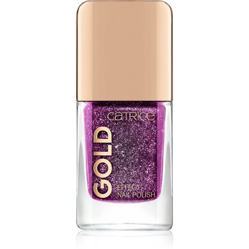 Catrice Gold Effect esmalte de uñas con purpurina tono 07 Lustrous Seduction 10,5 ml