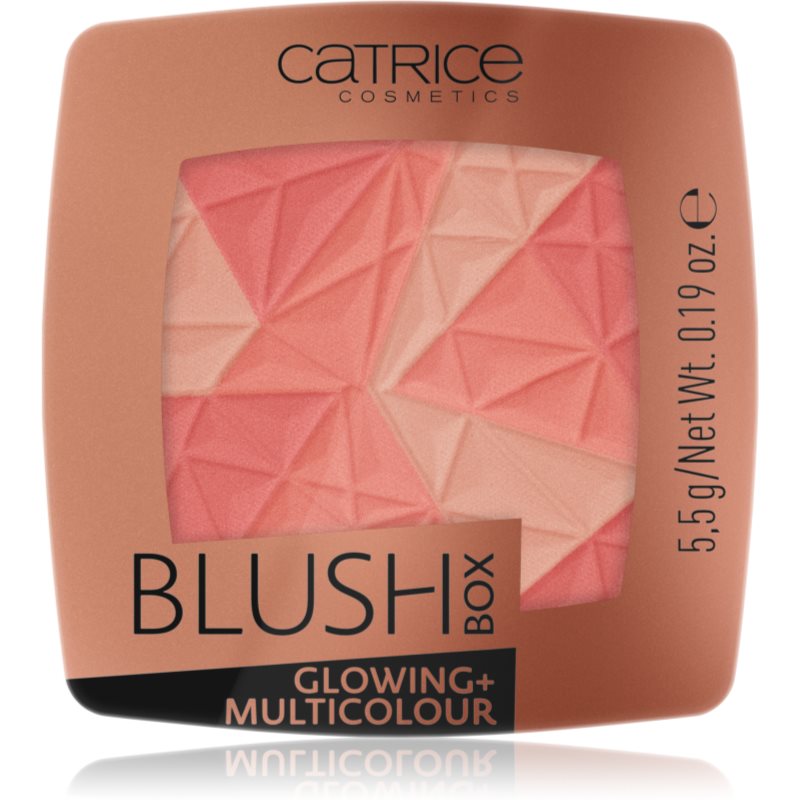 Catrice Blush Box Glowing + Multicolour rozjasňující tvářenka odstín 010 Dolce Vita 5,5 g