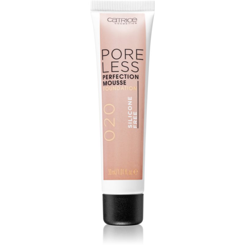 Catrice Poreless Perfection Mousse maquillaje textura espuma sin siliconas tono 020 Natural Sand 30 ml