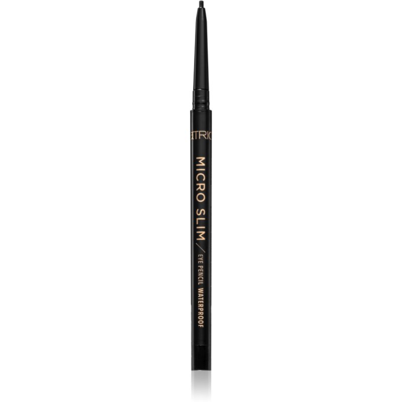 Catrice Micro Slim lápis de olhos resistente à água tom 010 Black Perfection 0,05 g