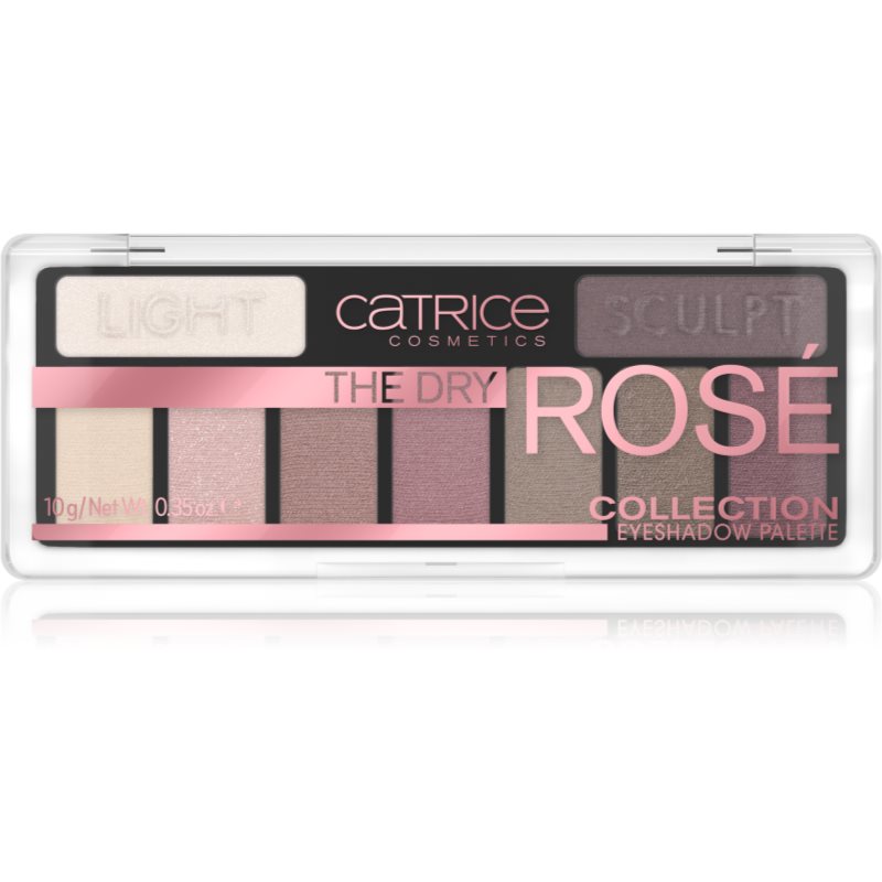 Catrice The Dry Rosé Collection paleta senčil za oči odtenek 010 Rosé All Day 10 g