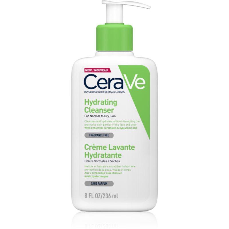 CeraVe Cleansers emulsão de limpeza com efeito hidratante 236 ml
