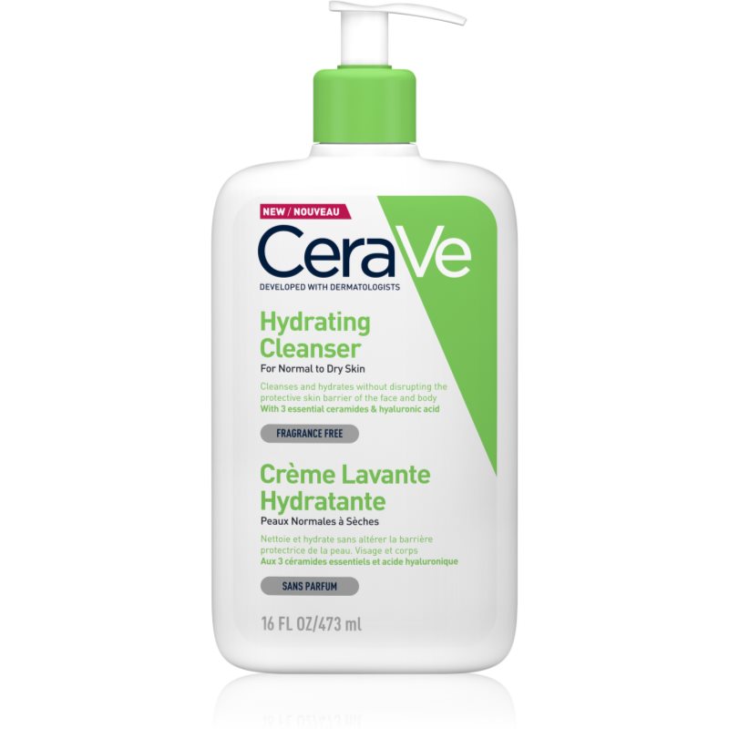 CeraVe Cleansers emulsão de limpeza com efeito hidratante 473 ml