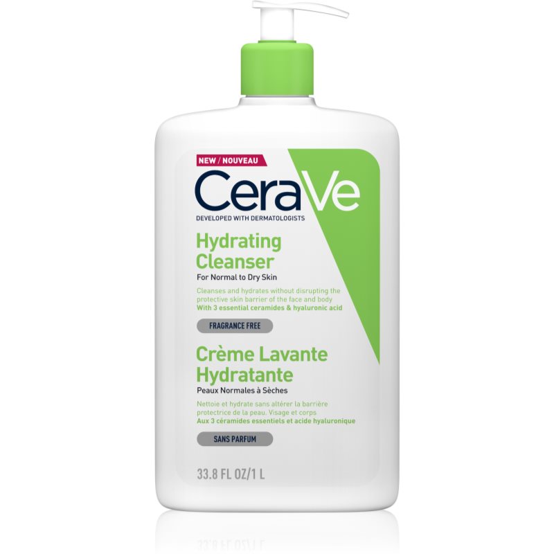 CeraVe Cleansers emulsión limpiadora con efecto humectante 1000 ml