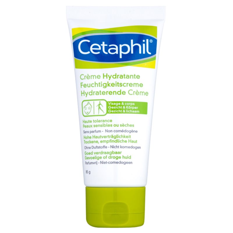 Cetaphil Moisturizers crema hidratante para rostro y cuerpo para pieles secas y sensibles 85 ml
