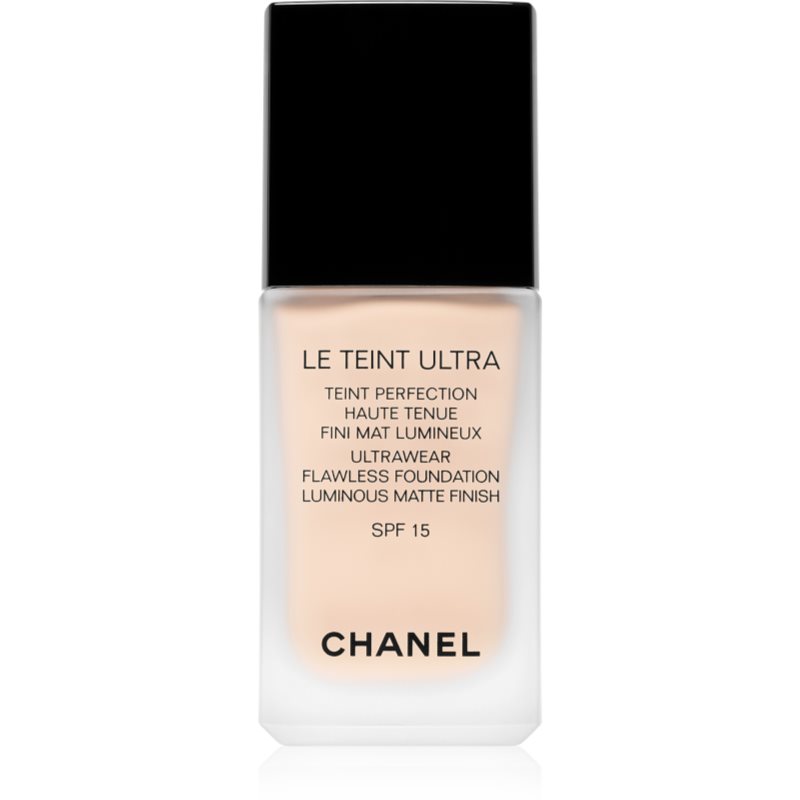 Chanel Le Teint Ultra dolgoobstojni matirajoči tekoči puder SPF 15 odtenek 12 Beige Rosé 30 ml