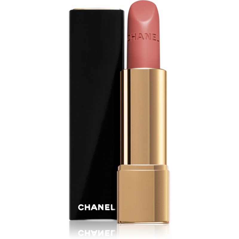 Chanel Rouge Allure Velvet barra de labios con textura de terciopelo con efecto mate tono 68 Émotive 3,5 g