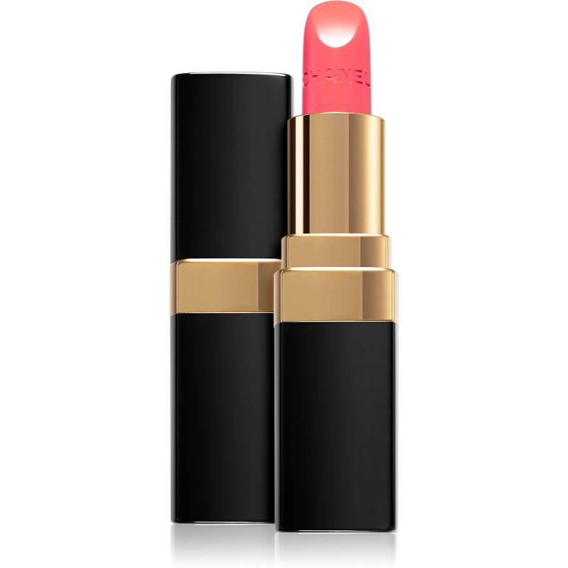 Chanel Rouge Coco barra de labios de hidratación intensa tono 480 Corail Vibrant 3,5 g