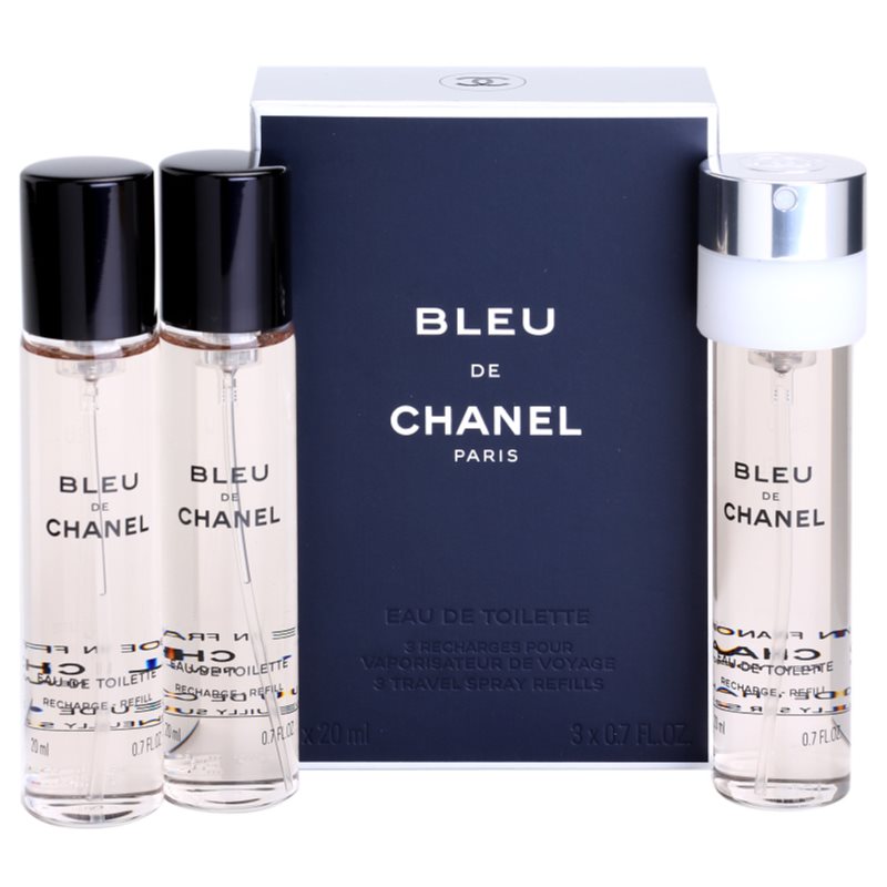 Chanel Bleu de Chanel eau de toilette para hombre 3 x 20 ml recarga