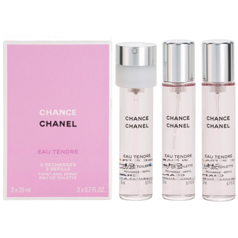 Chanel Chance Eau Tendre eau de toilette para mujer 3x20 ml (3x recamb