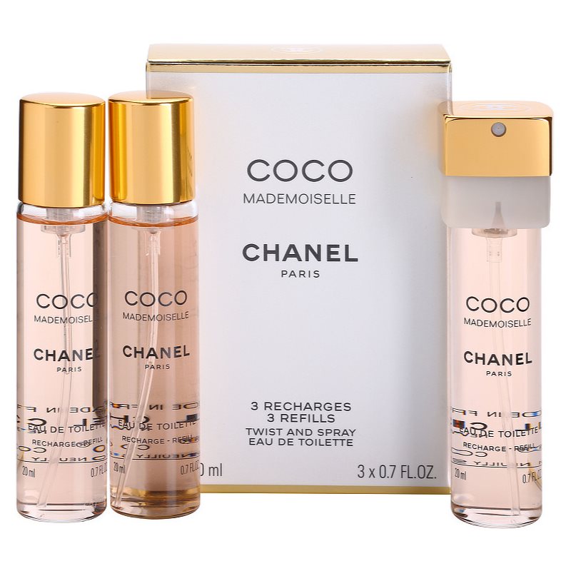Chanel Coco Mademoiselle eau de toilette para mujer 3x20 ml (3x recamb