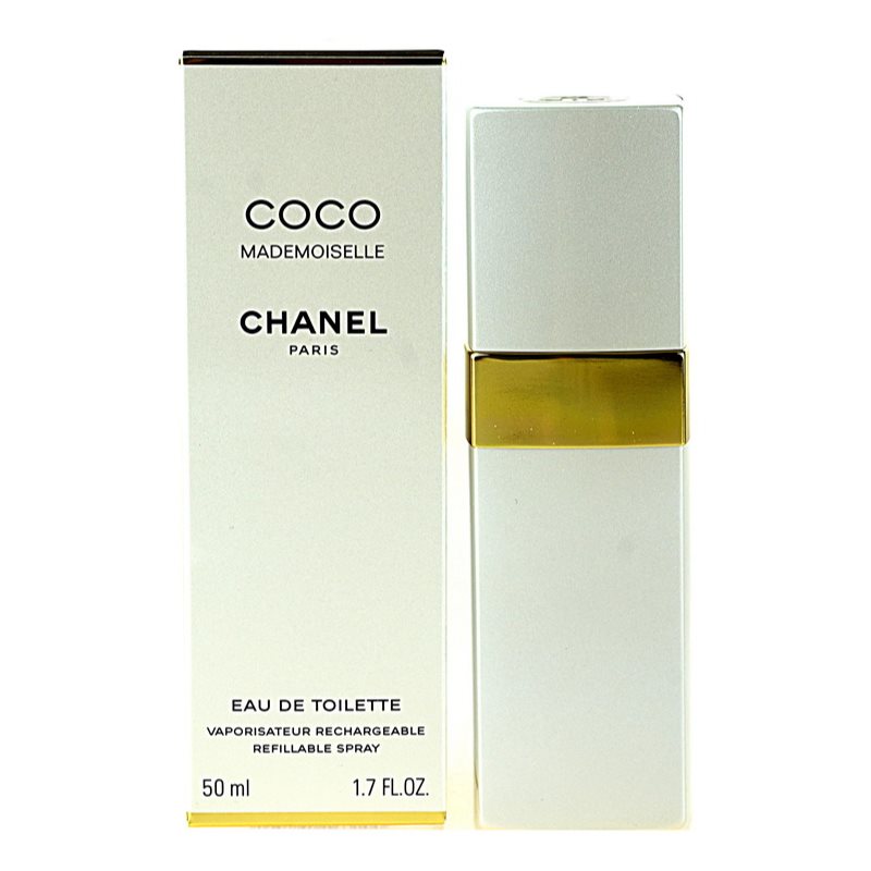 Chanel Coco Mademoiselle Eau de Toilette recarregável para mulheres 50 ml