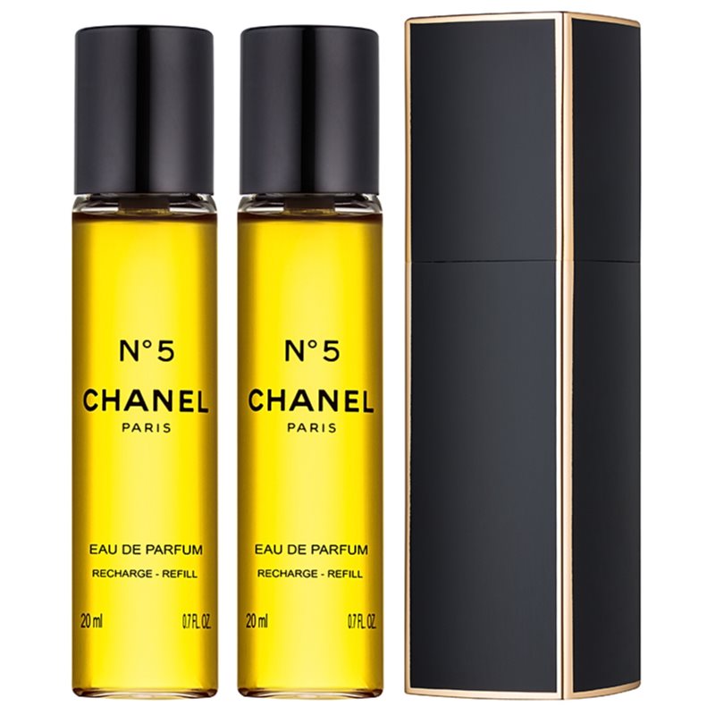 Chanel N°5 Eau de Parfum (1x recargable + 2x recarga) para mujer 3x20 ml