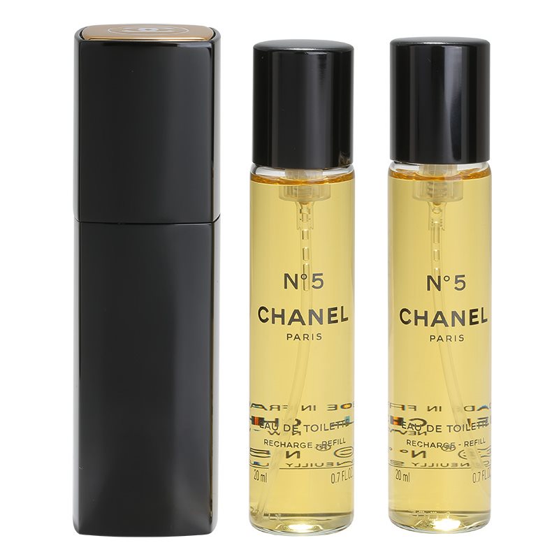 

Chanel N°5 туалетна вода (1x мінний флакон + 2x наповнювач) для жінок