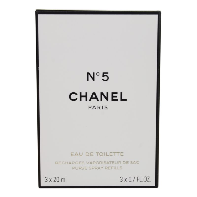Chanel NÂ°5 eau de toilette para mujer 3 x 20 ml formato viaje