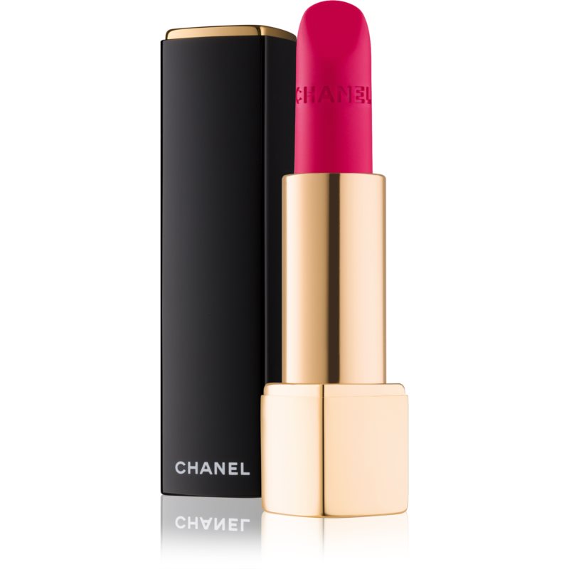 Chanel Rouge Allure Velvet barra de labios con textura de terciopelo con efecto mate tono 37 L´Exubérante  3,5 g