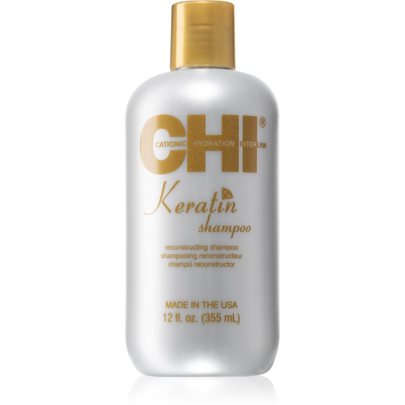 CHI Keratin Shampoo mit Keratin für trockenes und ungeschmeidiges Haar 355 ml