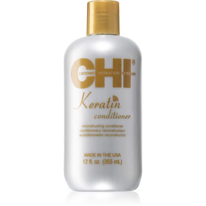 CHI Keratin condicionador com queratina para cabelo seco e rebelde 355 ml