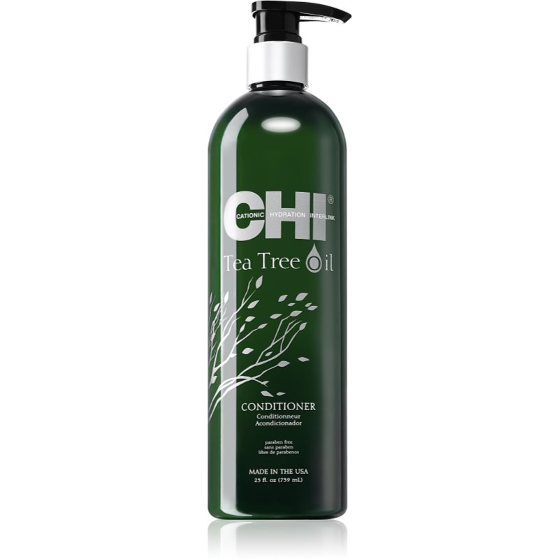 CHI Tea Tree Oil acondicionador refrescante para cabello graso y cuero cabelludo 739 ml