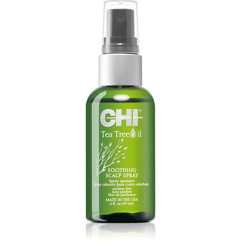 

CHI Tea Tree Oil заспокоюючий спрей проти подразнення та свербіння шкіри голови