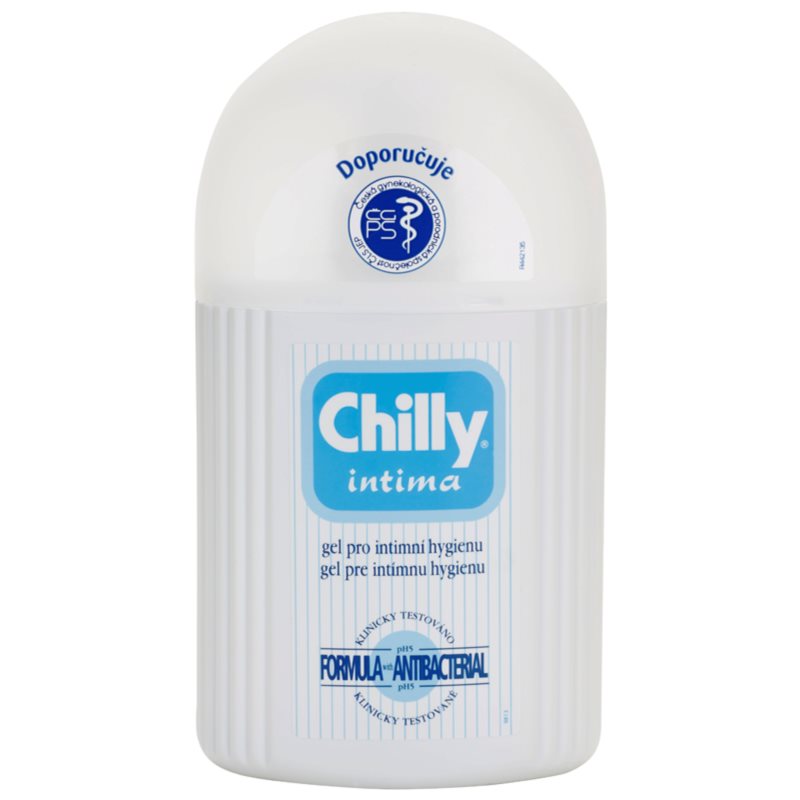 Chilly Intima Antibacterial gel para higiene íntima com doseador 200 ml