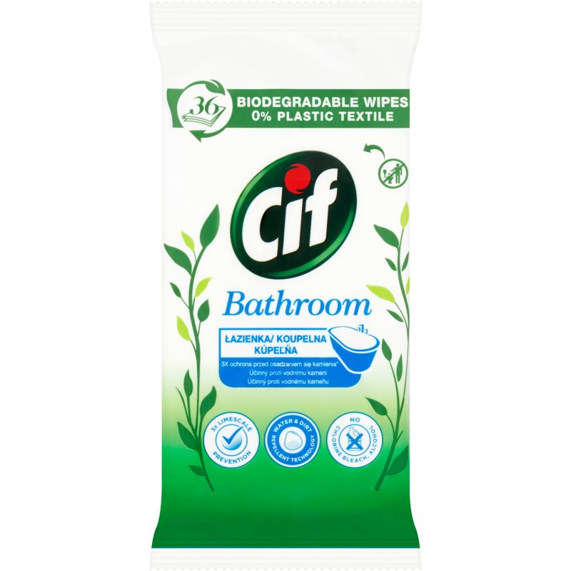 Cif Bathroom toallitas limpiadoras 36 ud