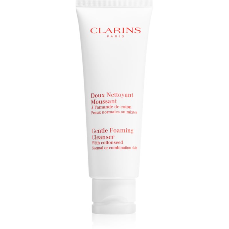 Clarins Gentle Foaming Cleanser with Cottonseed почистваща пяна  за нормална към смесена кожа 125 мл.