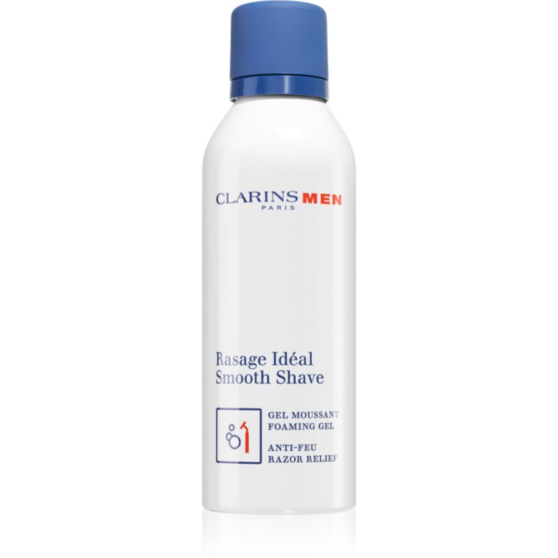 Clarins Men Smooth Shave gel limpiador espumoso suave para el afeitado 150 ml