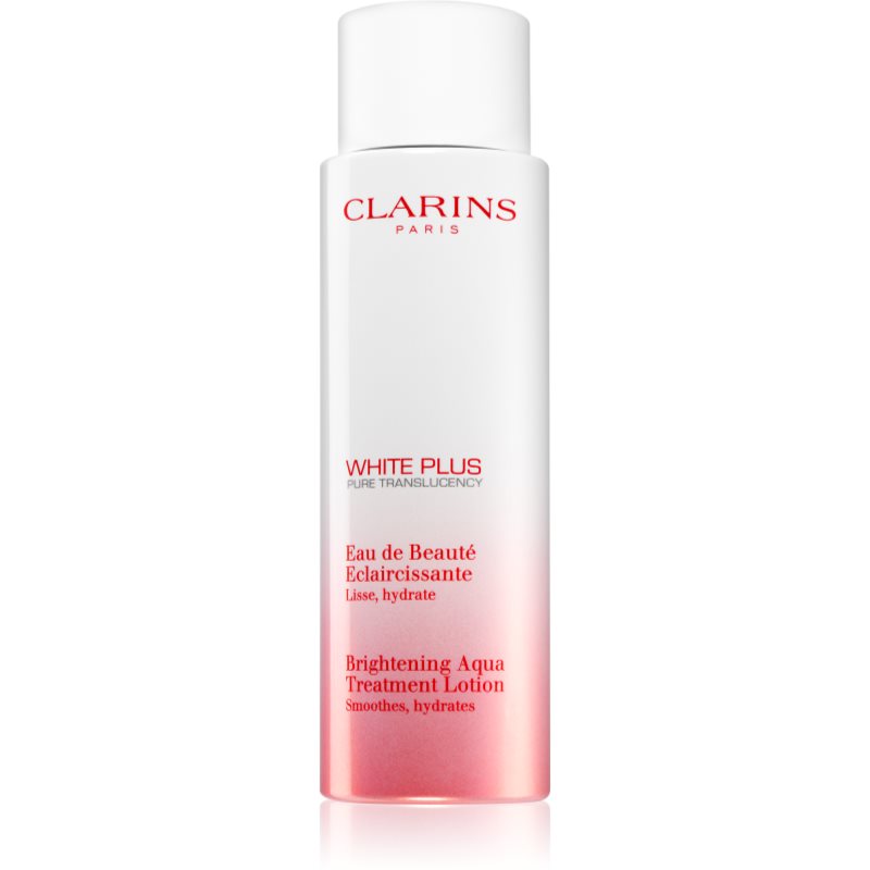 Clarins White Plus Pure Translucency Brightening Aqua Treatment Lotion tónico facial iluminador con efecto humectante 200 ml