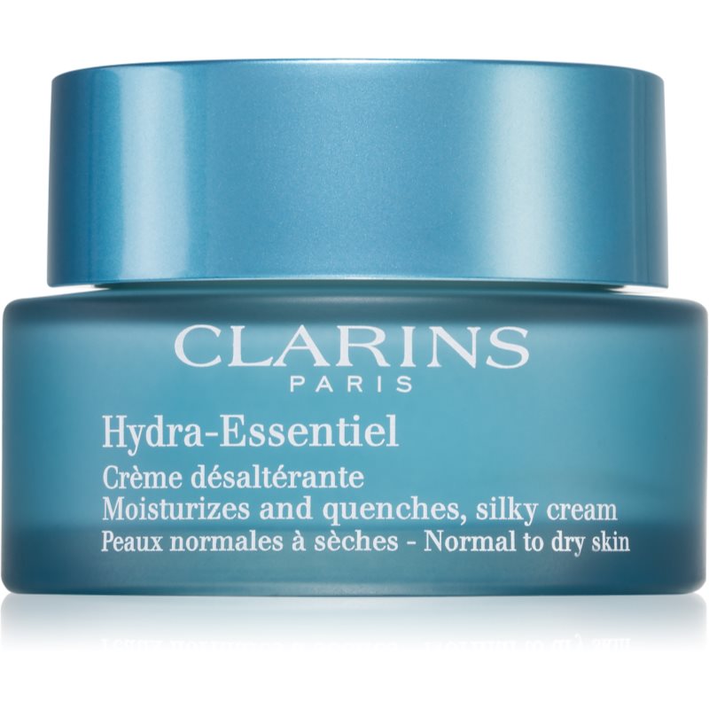 Clarins Hydra-Essentiel Silky Cream crema suavizante e hidratante con efecto sedoso para pieles normales y secas 50 ml
