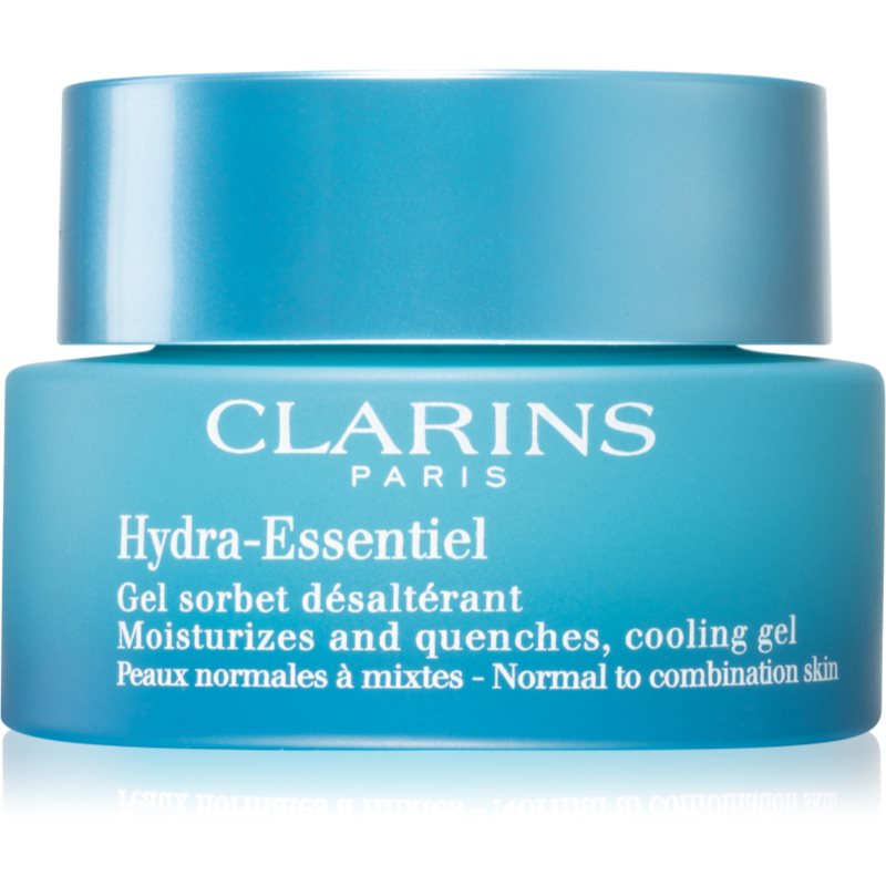 Clarins Hydra-Essentiel Cooling Gel хидратиращ гел крем за нормална към смесена кожа 50 мл.