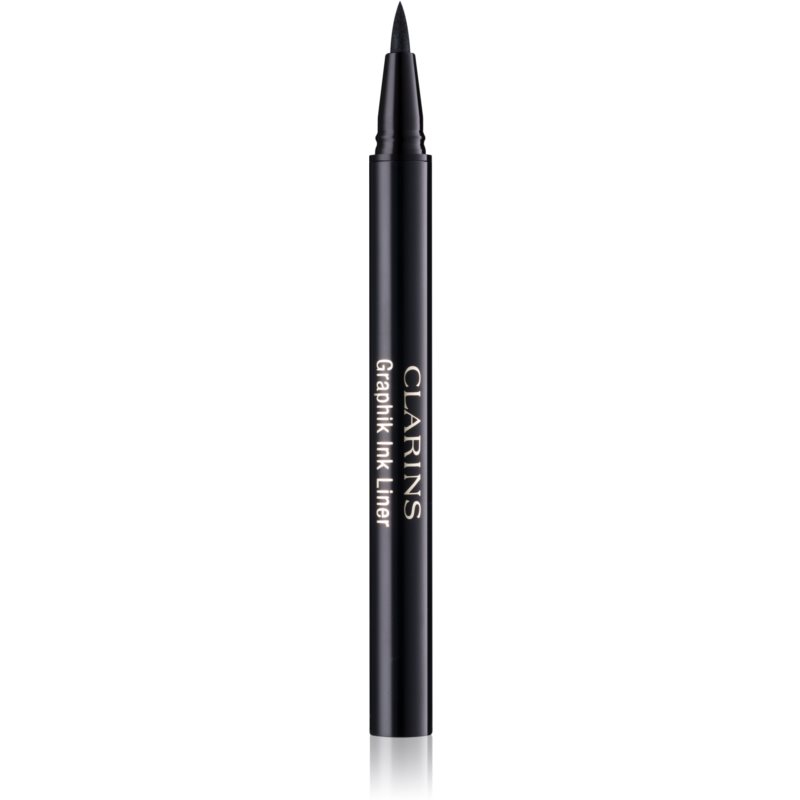 Clarins Graphik Ink Liner Liquid Eyeliner Pen dlouhotrvající oční linky ve fixu odstín 01 Intense Black 0,4 ml