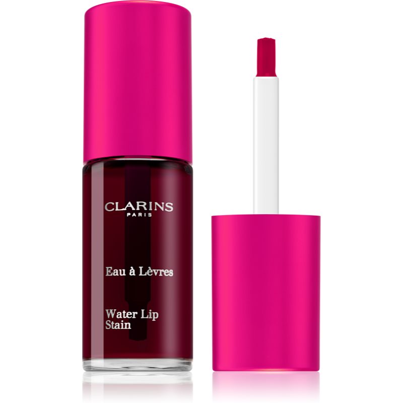 Clarins Water Lip Stain Gloss mate com efeito hidratante tom 04 Violet Water 7 ml