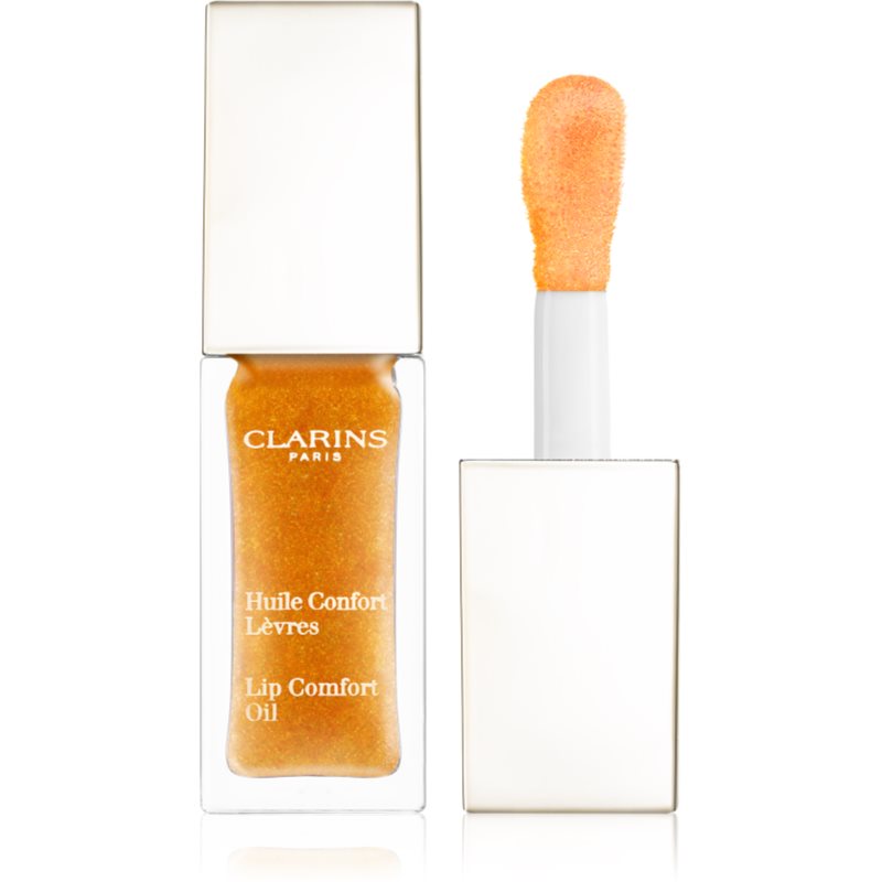 Clarins Lip Comfort Oil подхранващо масло за устни цвят 07 Honey Glam 7 мл.