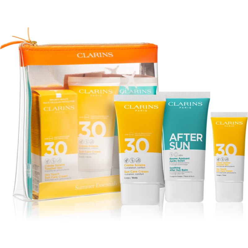 Clarins Summer Essentials kozmetika szett (a káros napsugarak ellen)