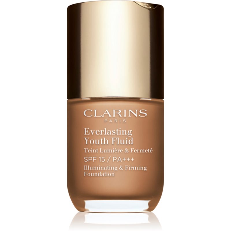 Clarins Everlasting Youth Fluid rozjasňující make-up SPF 15 odstín 113 Chestnut 30 ml