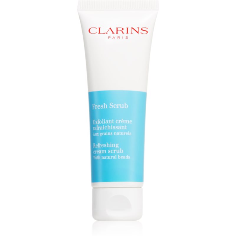 Clarins Fresh Scrub Refreshing Cream Scrub peeling cremoso para iluminação e hidratação 50 ml