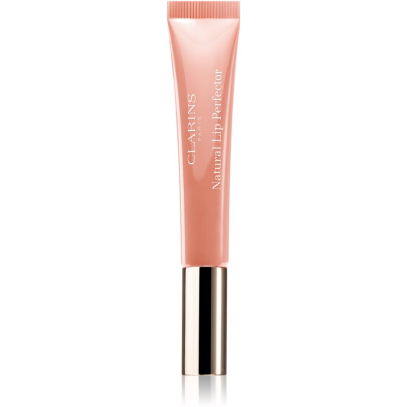 Clarins Natural Lip Perfector brillo de labios con efecto humectante tono 02 Apricot Shimmer 12 ml