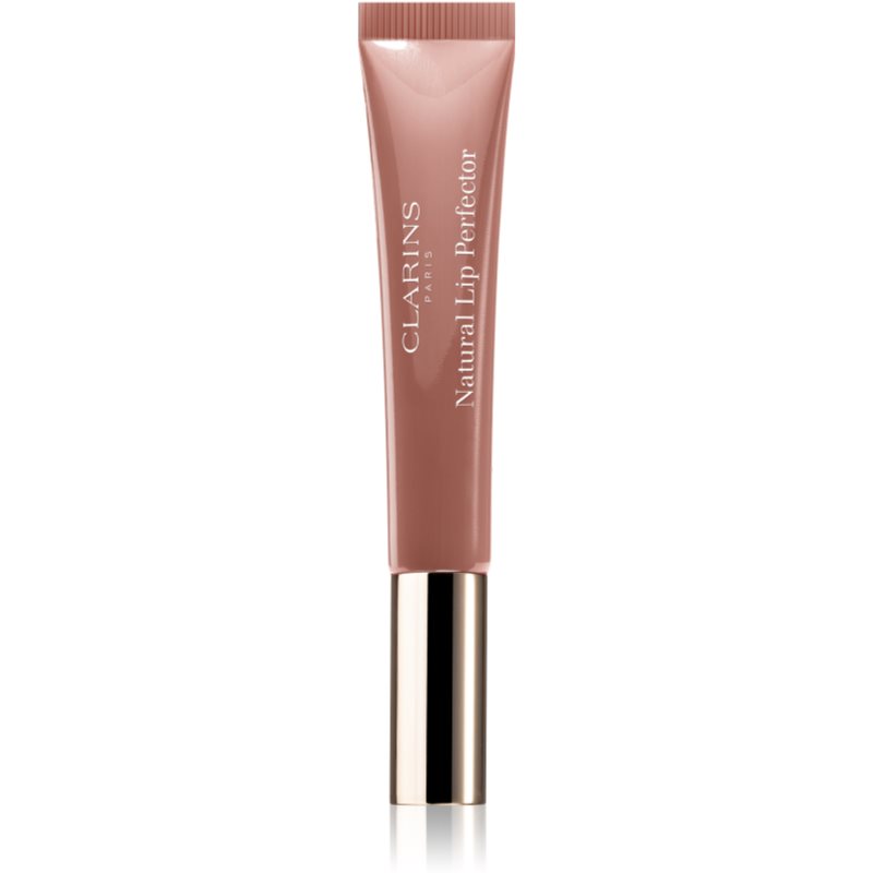 Clarins Natural Lip Perfector brillo de labios con efecto humectante tono 06 Rosewood Shimmer 12 ml