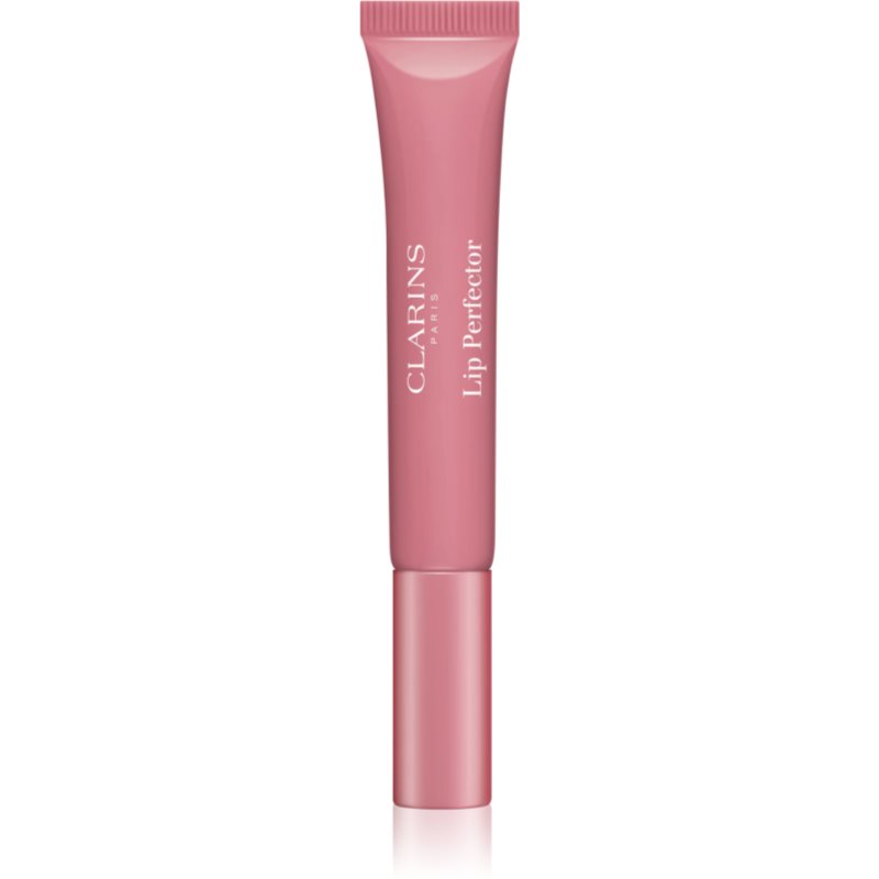 Clarins Natural Lip Perfector gloss com efeito hidratante tom 07 Toffee Pink Shimmer  12 ml