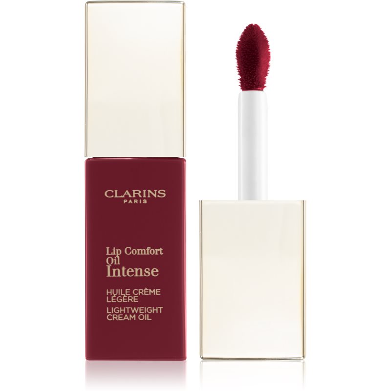 Clarins Lip Comfort Oil Intense маслен гланц за устни  с подхранващ ефект цвят 05 Intense Pink 6 мл.