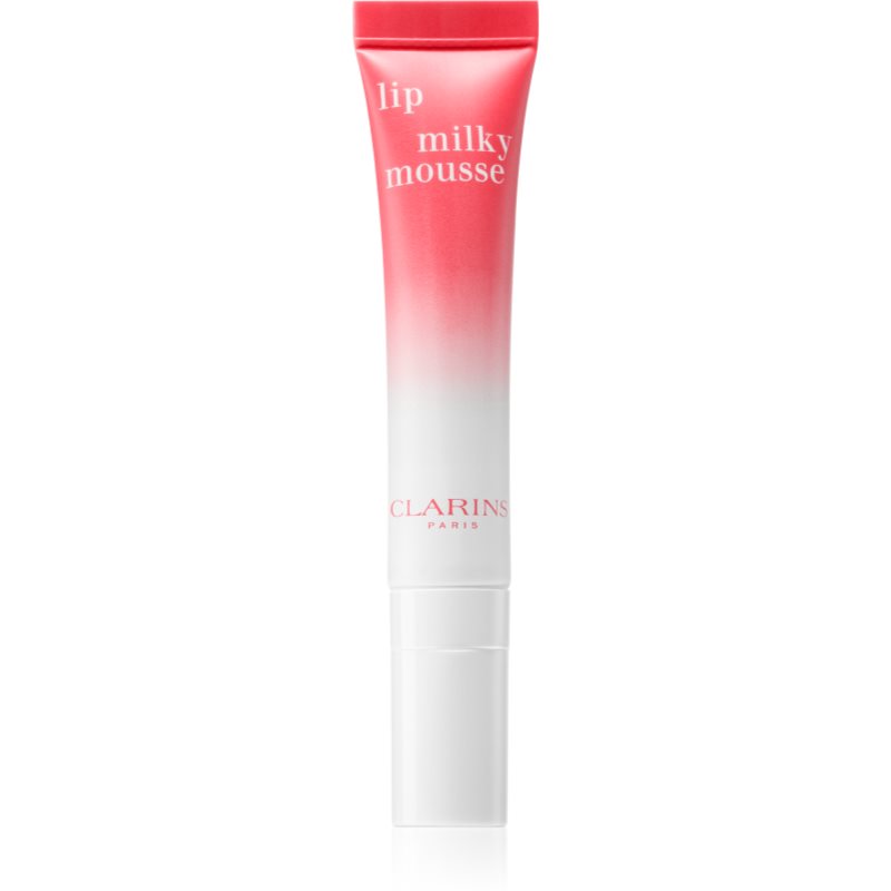 Clarins Milky Mousse Lippenbalsam mit feuchtigkeitsspendender Wirkung Farbton 01 Milky Strawberry 7 ml