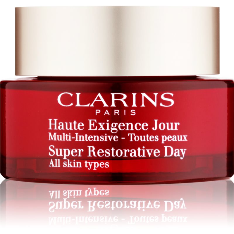 Clarins Super Restorative Day стягащ дневен крем за всички типове кожа на лицето 50 мл.